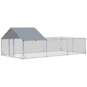 Large Metal Chicken Track For Chicken Coop With Waterproof And UV Cover